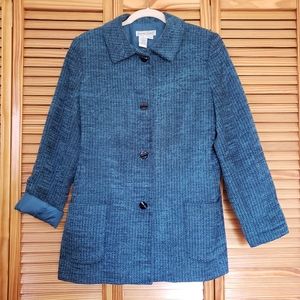 Teal Stephanie Andrews Jacket